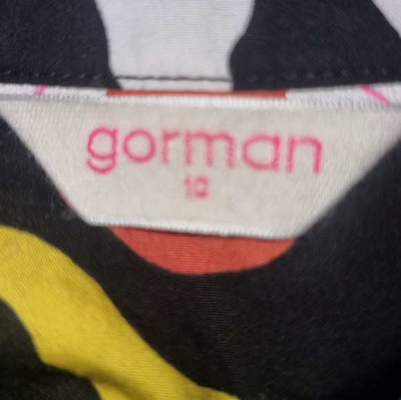 Gorman | Women's Midi Floated Dress | Ballon Sleeve | Size 10 | Multi colour - Picture 9 of 12